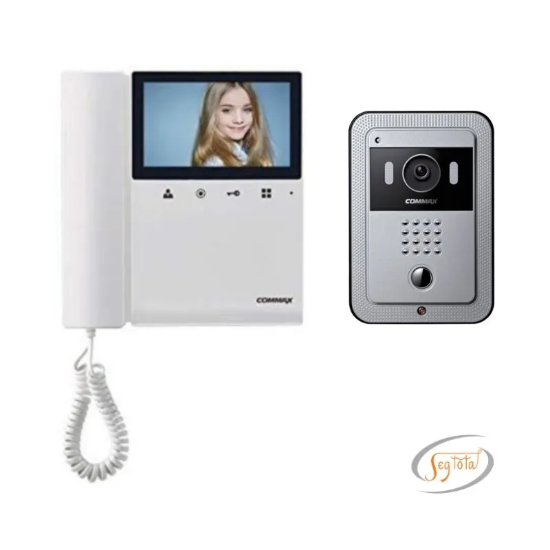 KIT DE VIDEOPORTERO CON PANTALLA DE 4.3″ COMMAX CDV-43K/DRC-4FC