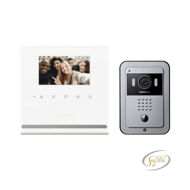 KIT DE VIDEOPORTERO CON PANTALLA DE 4.3″ COMMAX CDV-43Y/DRC-4FC
