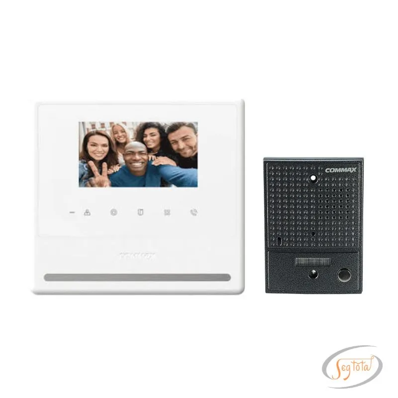 KIT DE VIDEOPORTERO CON PANTALLA DE 4.3″ COMMAX CDV-43Y/DRC-4CGN2